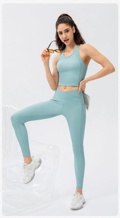 High support running vest