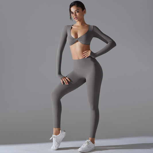 Matching two piece fitness set