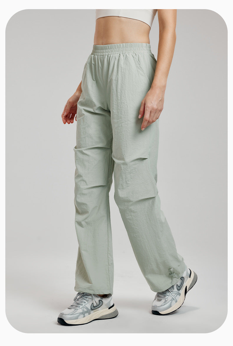 Straight leg  trousers with pockets