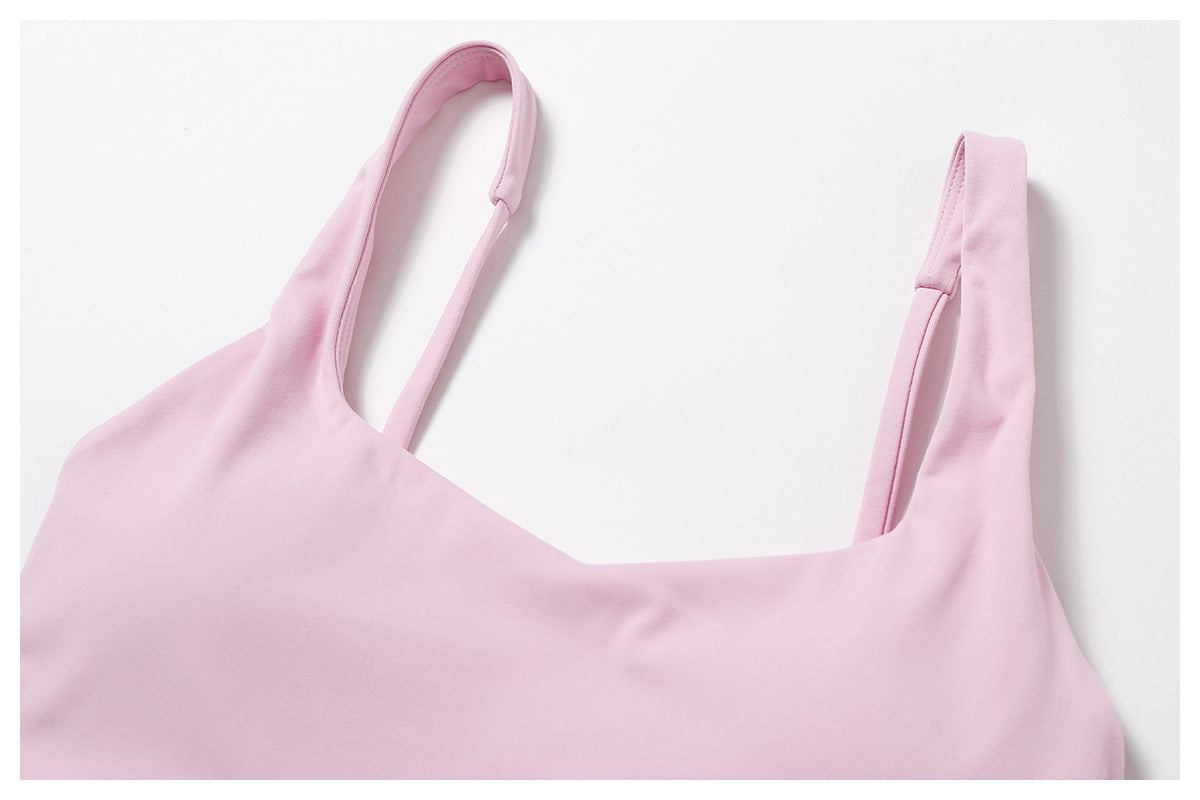 Quick dry seamless sports bra