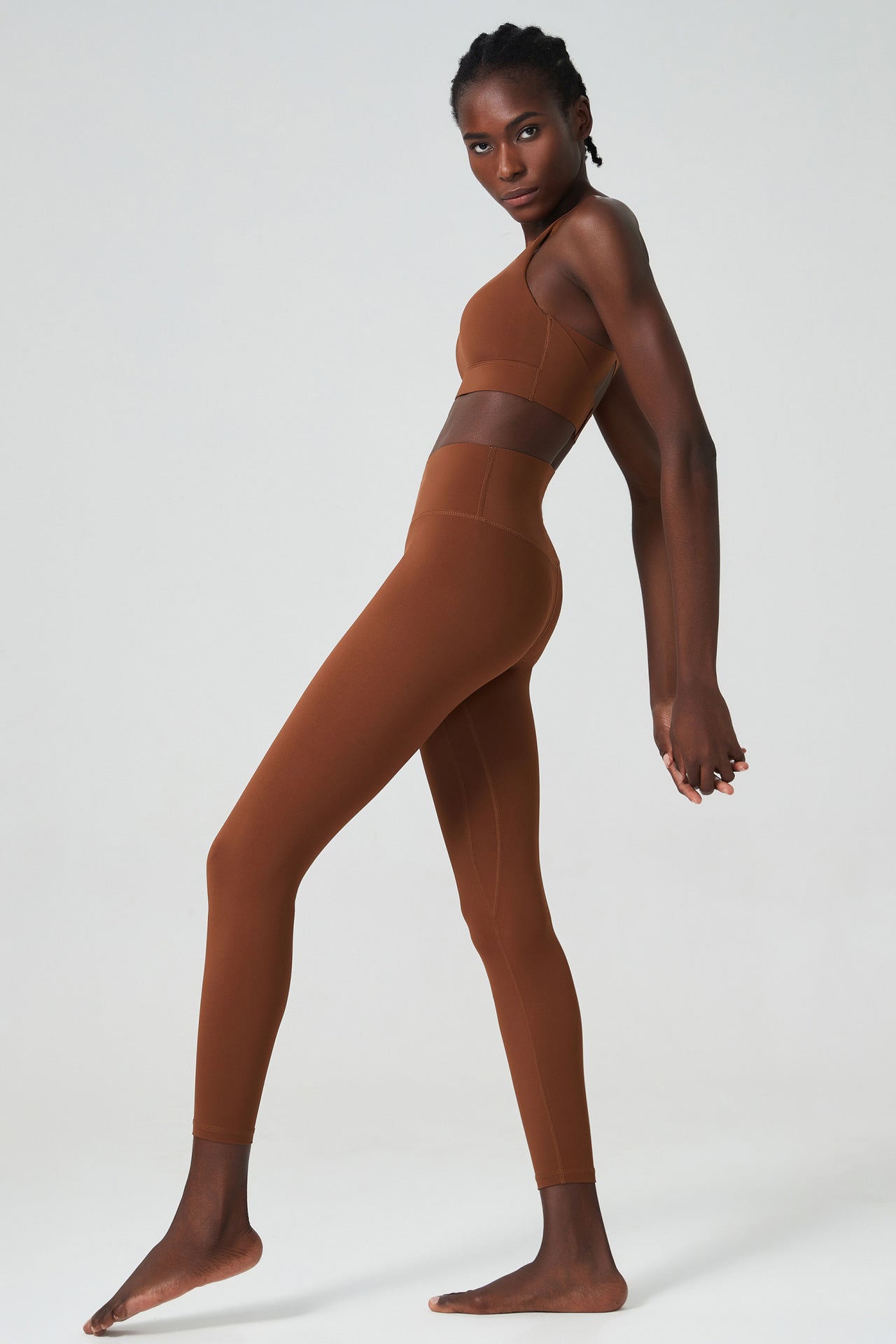 Cross back bra & leggings set