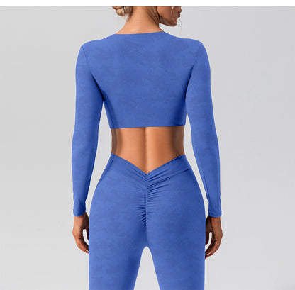 Twisted front cropped top