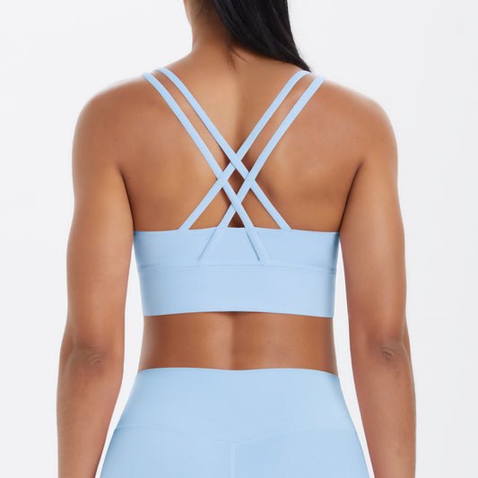 Seamless sports bra