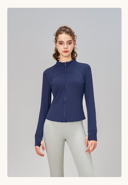 Zip front jacket