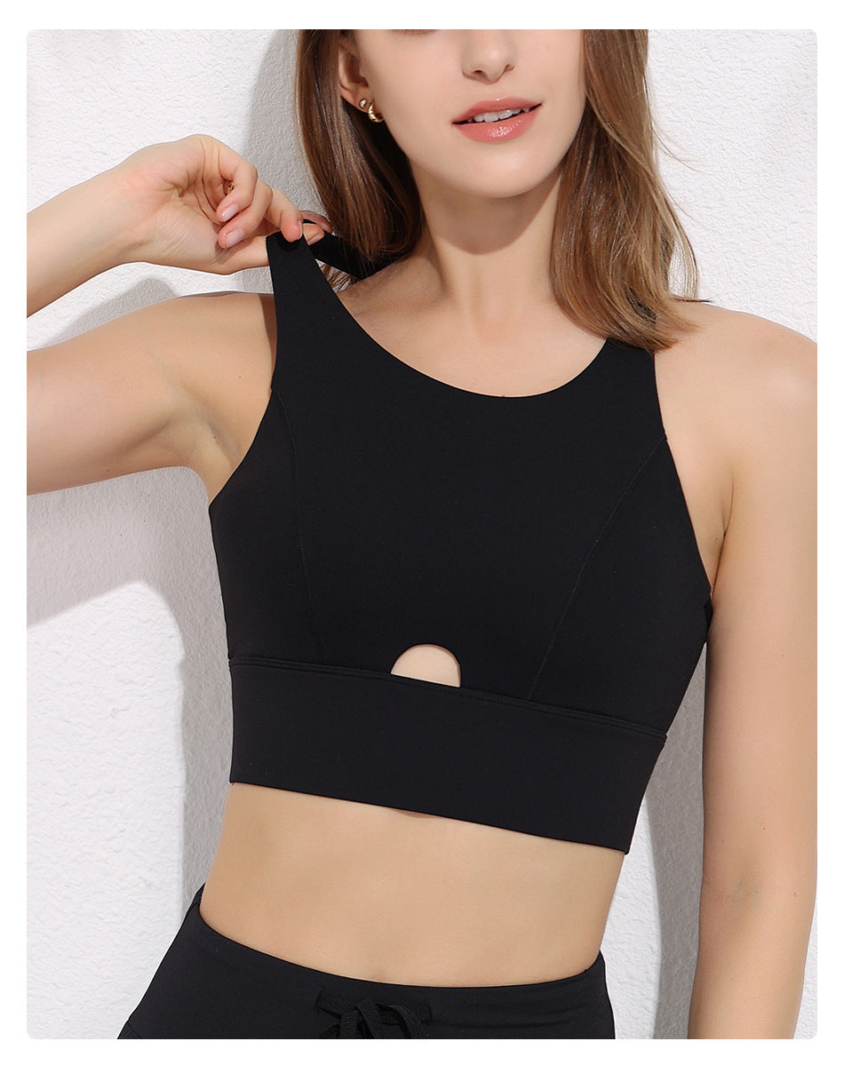 High support cut out bra