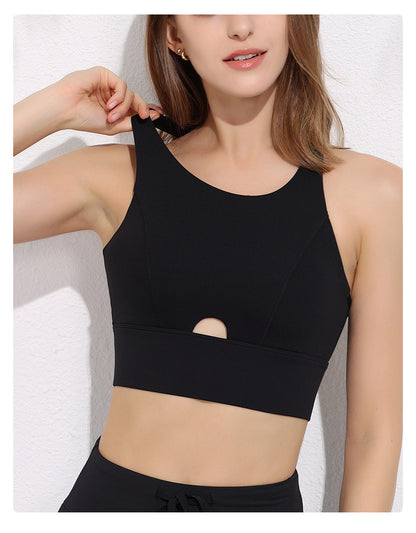 High support cut out bra