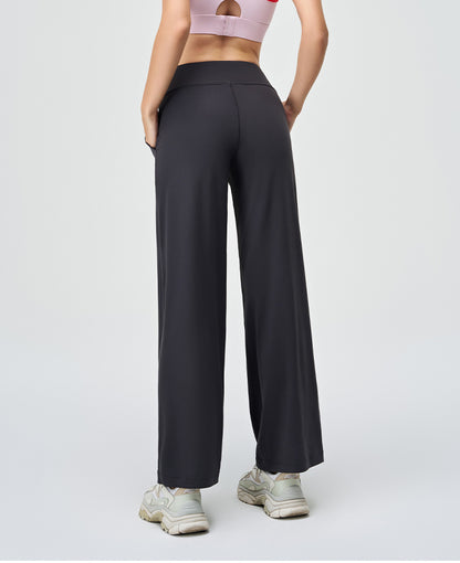 Straight leg trousers