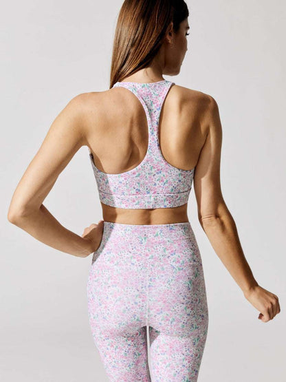 Printed bra & leggings set