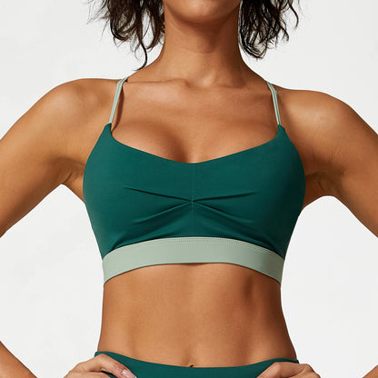Deep Emerald Sage Green Bra