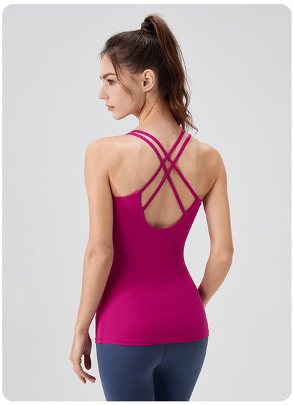 Quick dry cross back vest