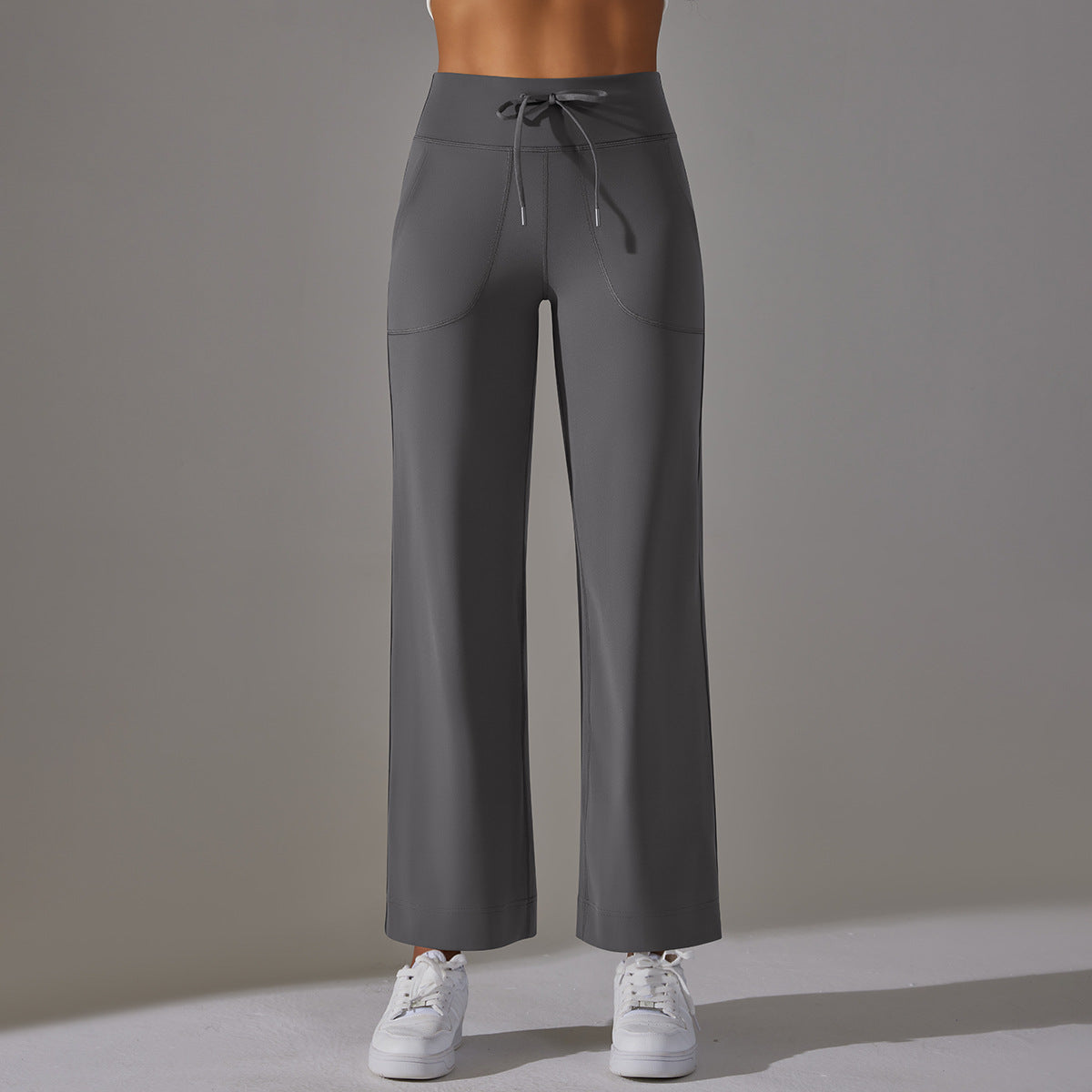 Straight leg trousers