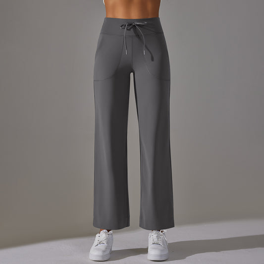 Straight leg trousers