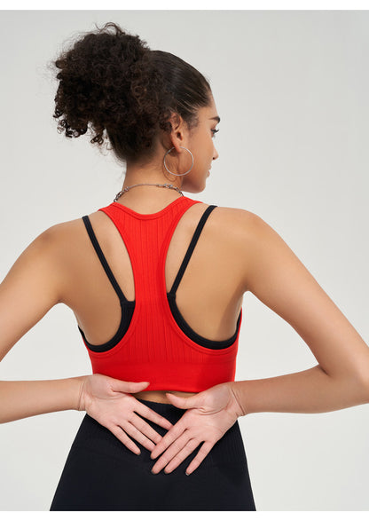 Two colour sports bra