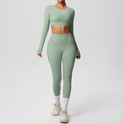 Brushed  Two Piece fitness set