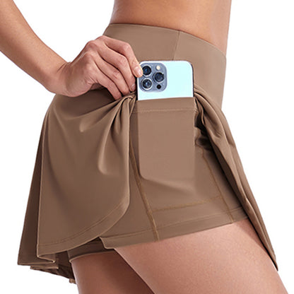 Pleated tennis skirt