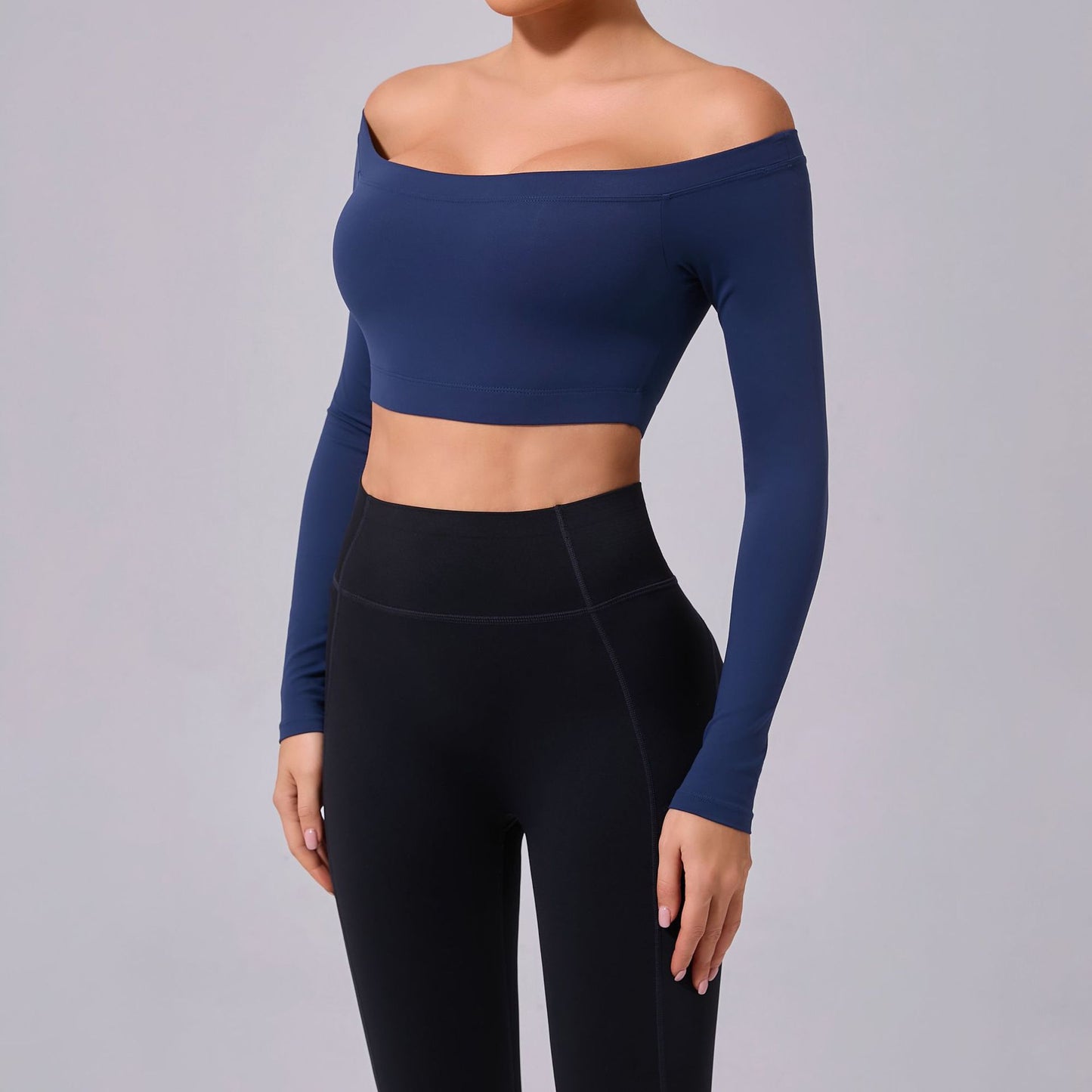 Off shoulder full sleeve top