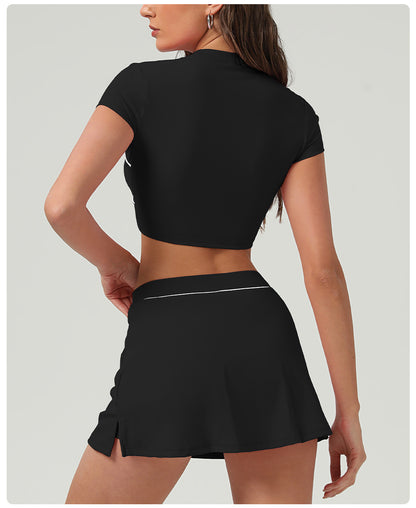 V waist Tennis skirt with pocket