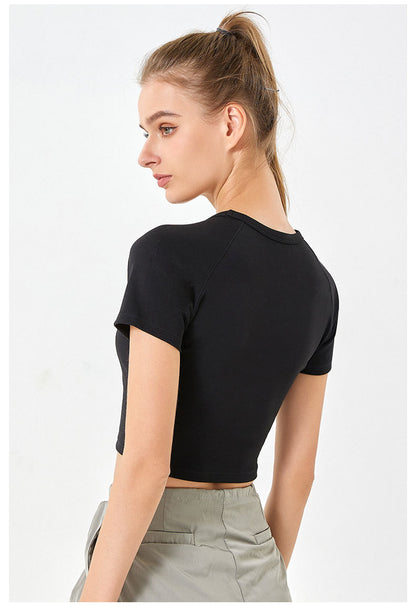 Soft feel cropped top