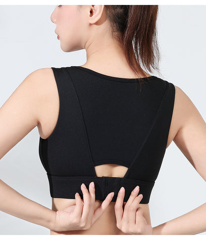 Double strap high support bra