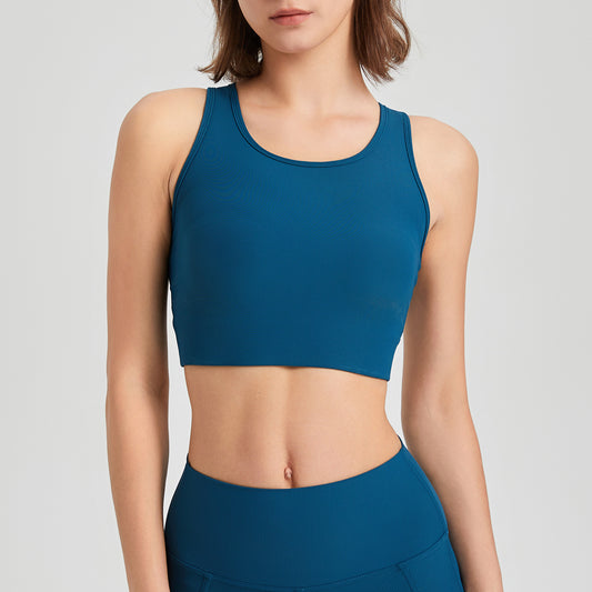 Seamless high support bra