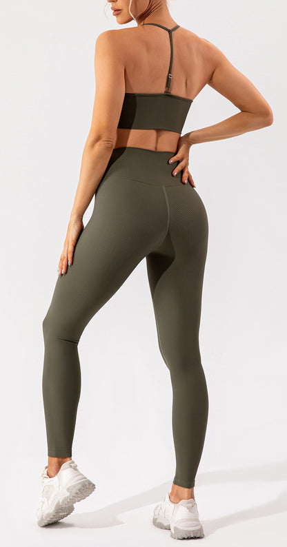 T back high support sports bra