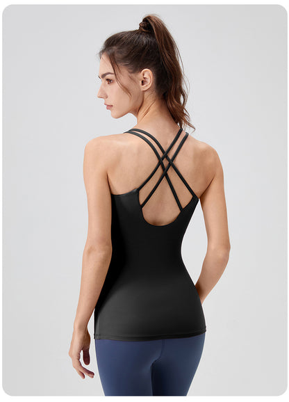 Quick dry cross back vest
