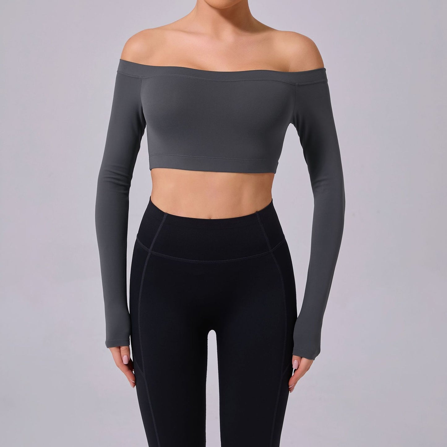 Off shoulder full sleeve top