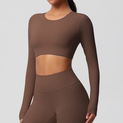 Brushed full sleeve top