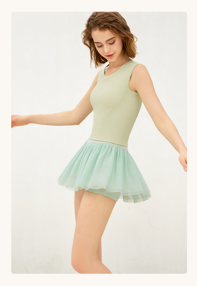 Mesh skort