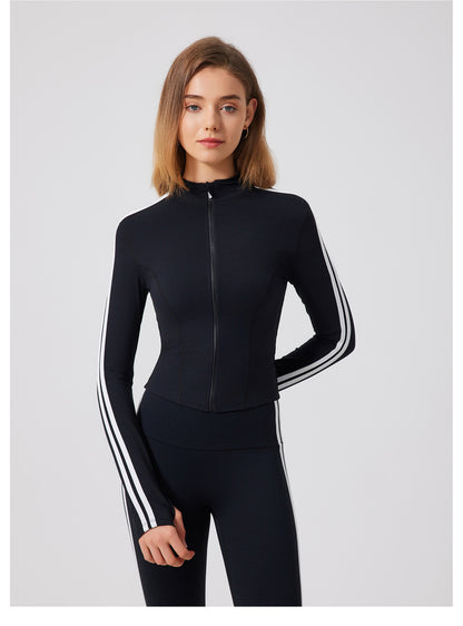 Striped sports jacket