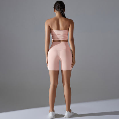 Quick dry two piece fitness set