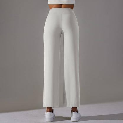 Straight leg trousers