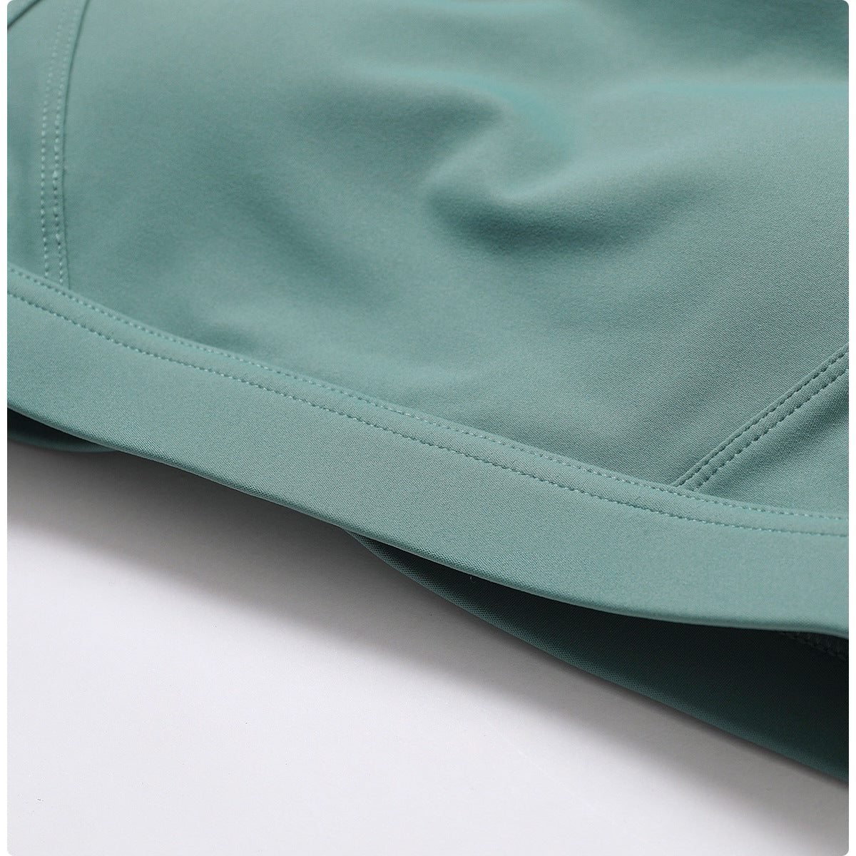 High support cross back sports bra
