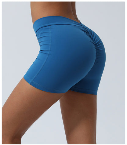 V Waist fitness shorts