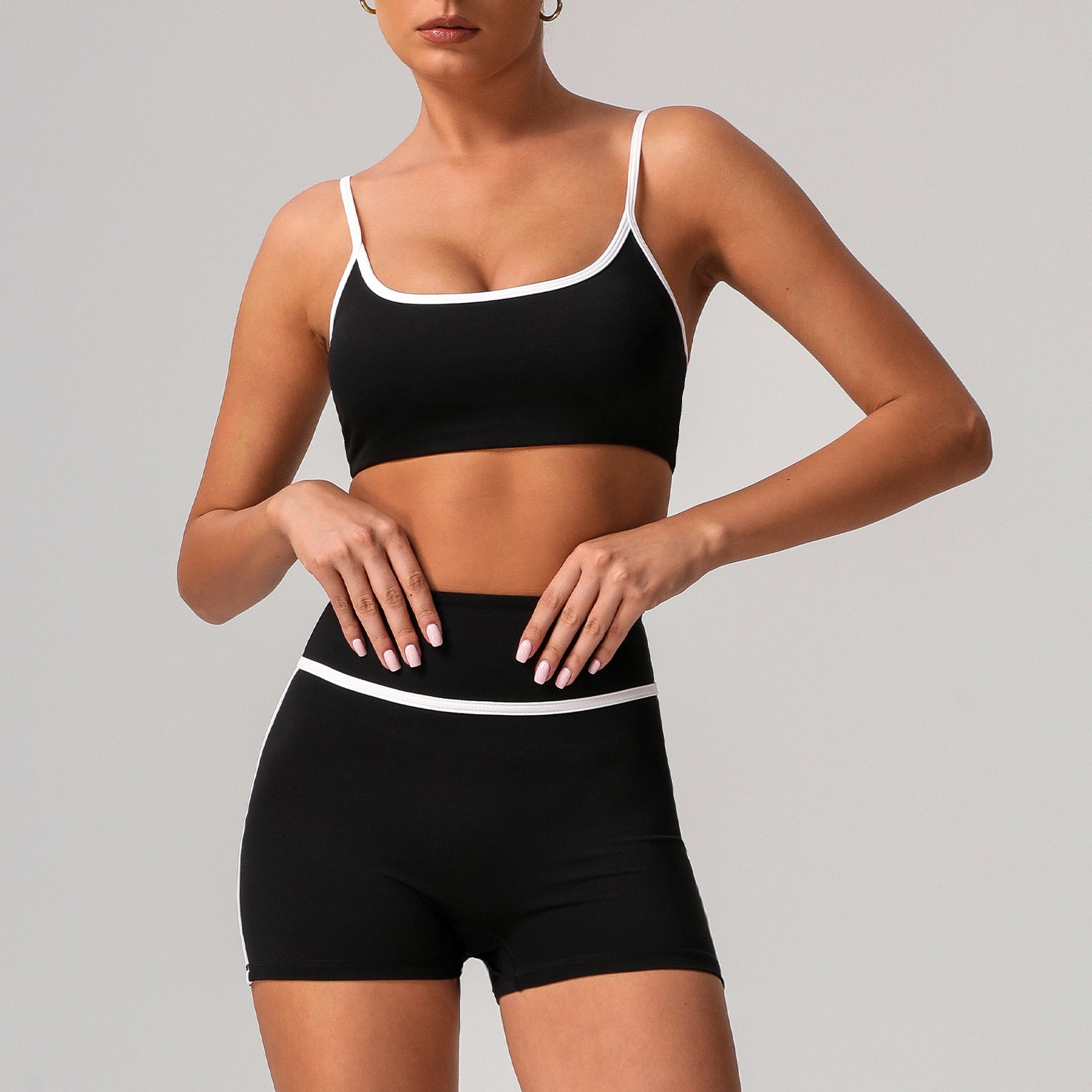 Black Shorts Bra