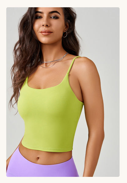 Seamless cropped vest