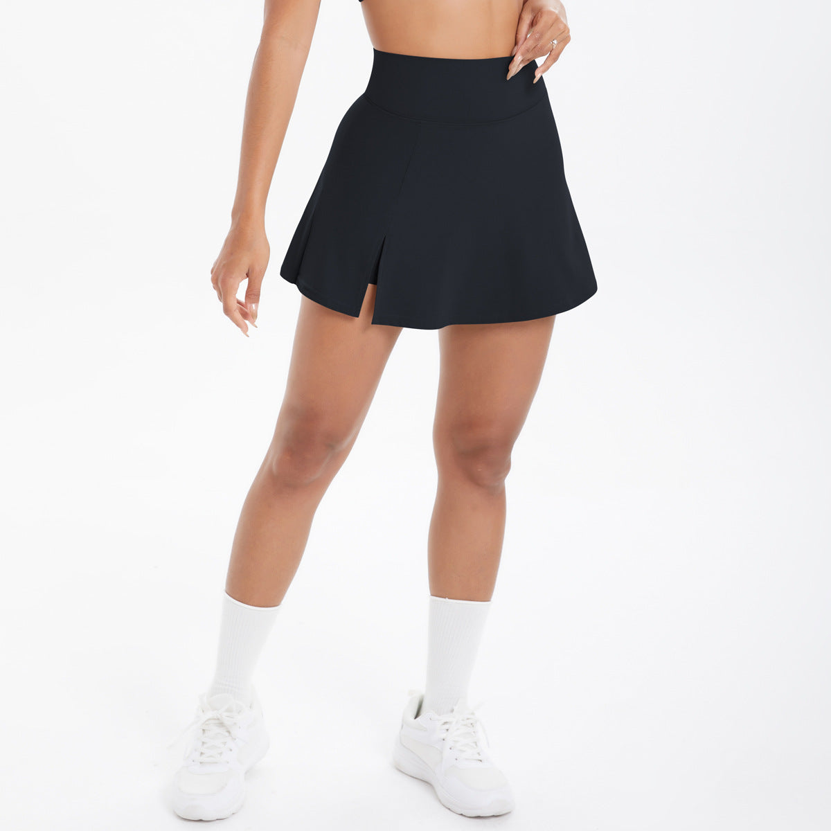 High waist tennis skort