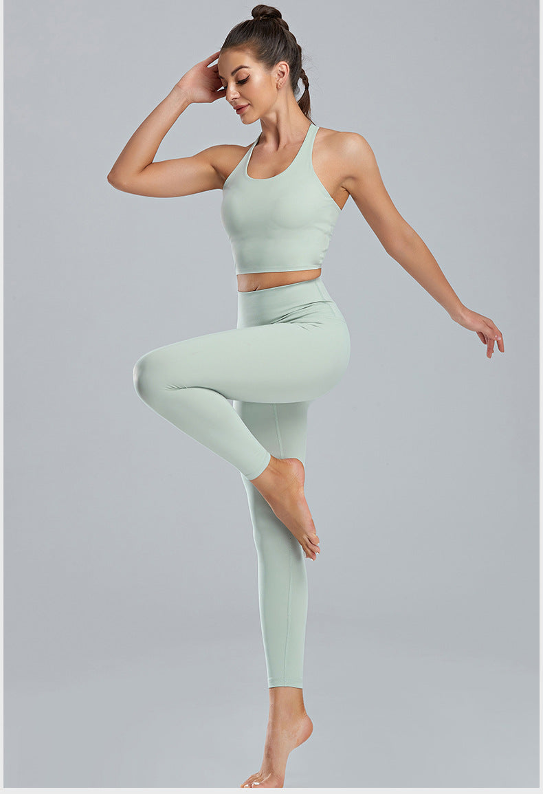 T back seamless sports bra