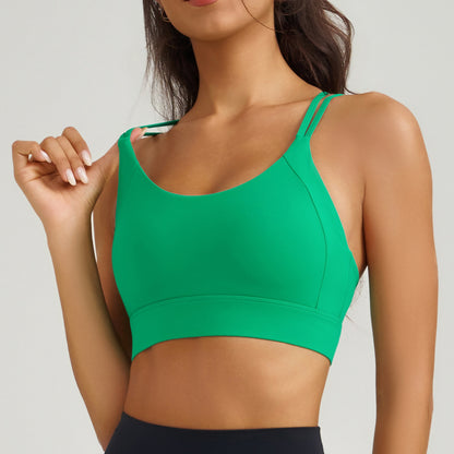 Spaghetti strap sports bra