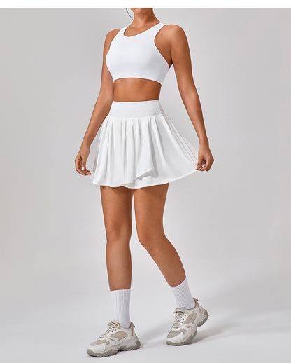 Pleated skort