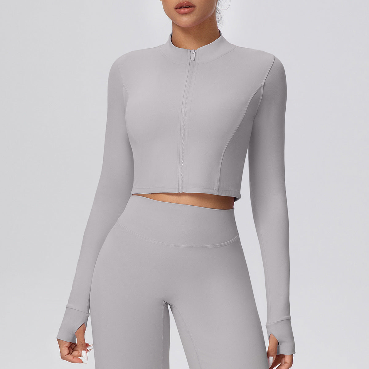 Short Coat-Frost Gray