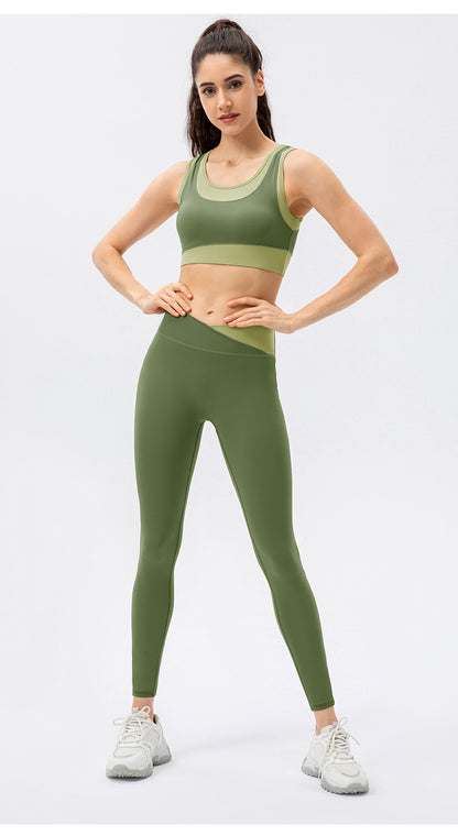 Two piece matching bra & leggings set