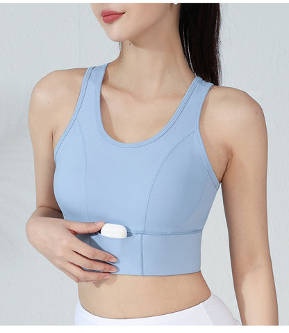 High support sports bra