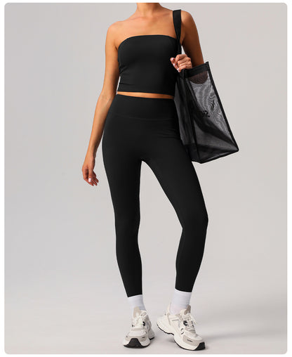 Quick dry seamless tube top