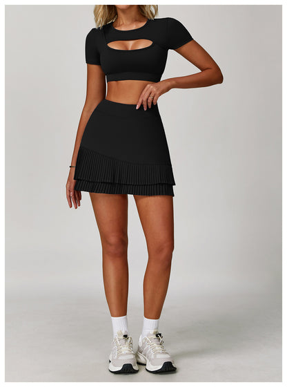 Cut out front cropped top