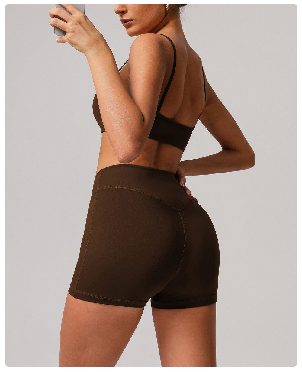 Nude Feel high waist shorts