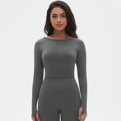 Full sleeve cropped top