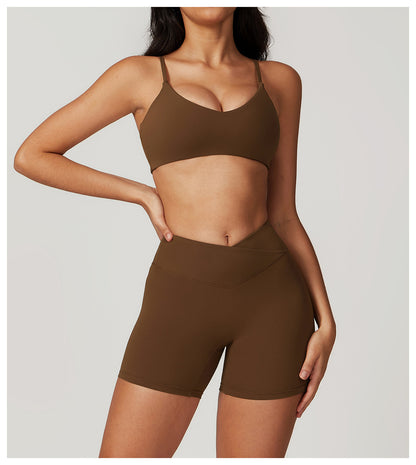 Seamless sports bra