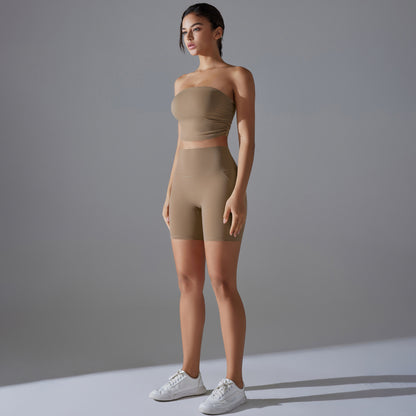 Quick dry two piece fitness set