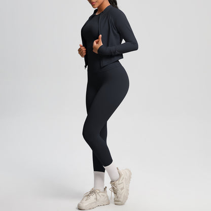Three piece Jacket, top and leggings set